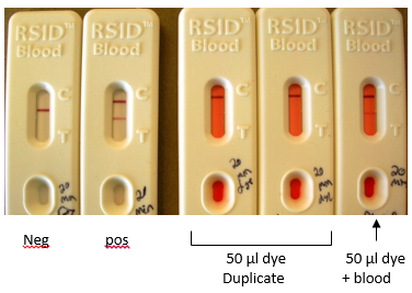 Picture of rsid blood cassettes